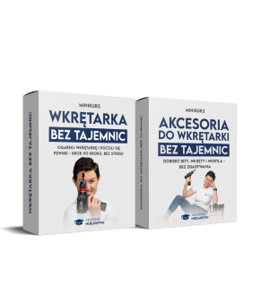 Pakiet wkrętarka + akcesoria