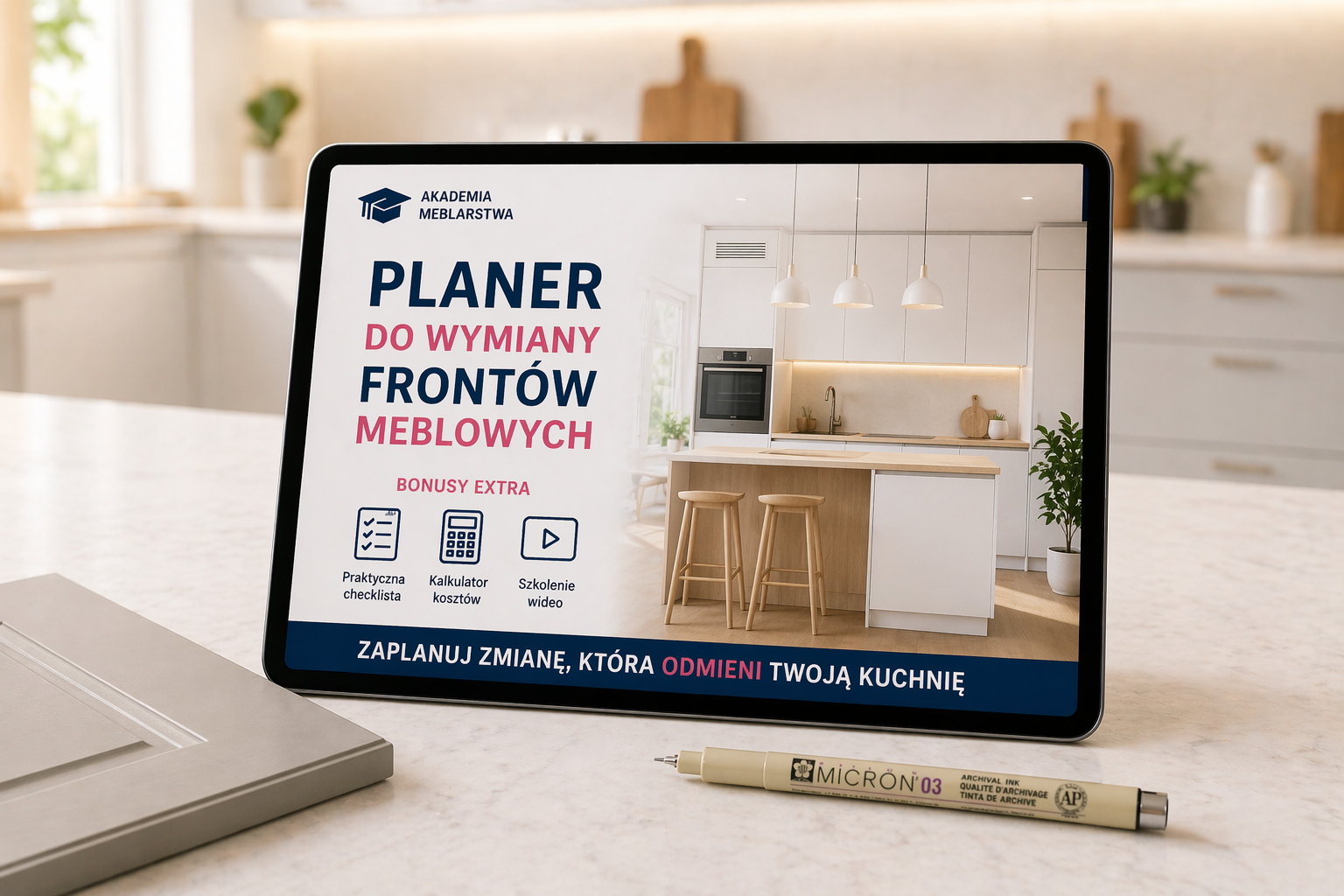 Planer do wymiany frontów meblowych
